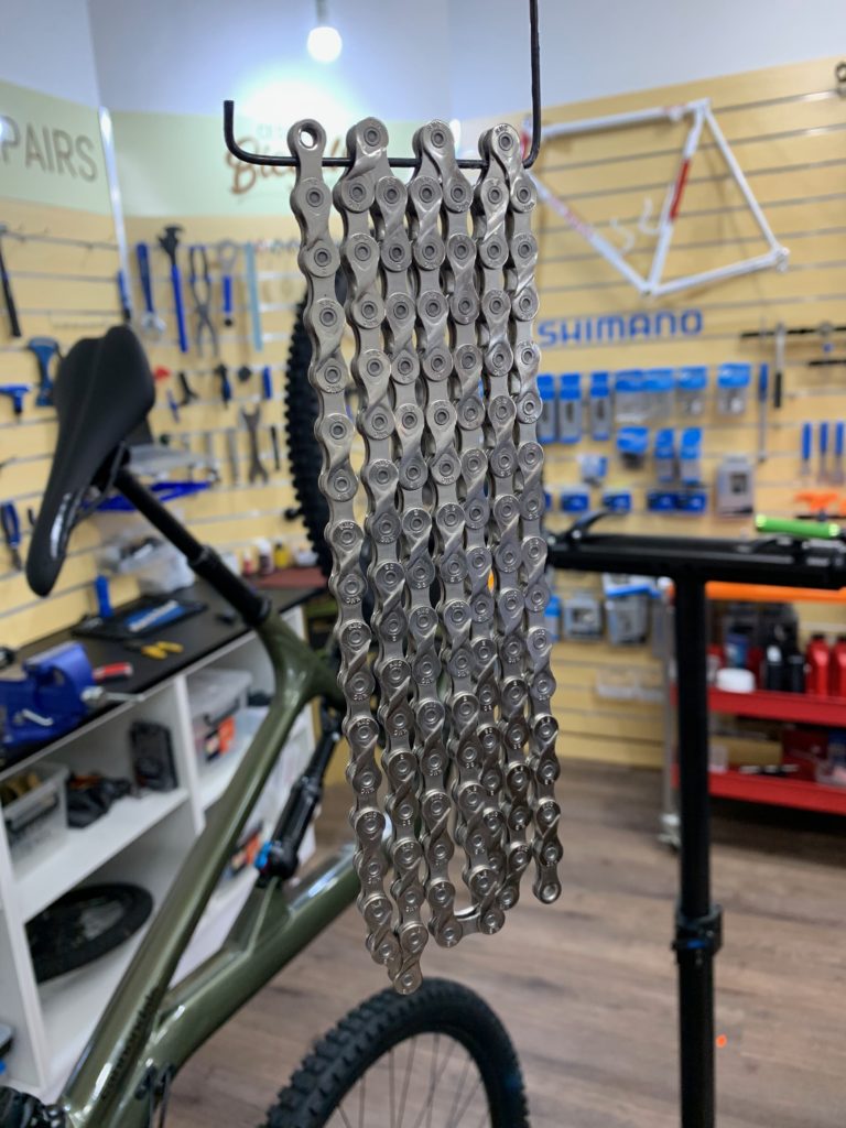 waxing bicycle chain