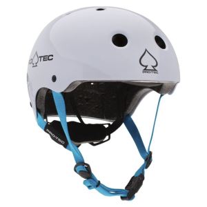 Protec Helmet Pro-Jr Classic Certified Gloss White Youth SM